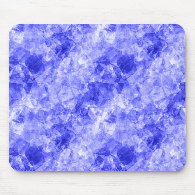 Blue Crumpled Texture Mouse Mat (Front)