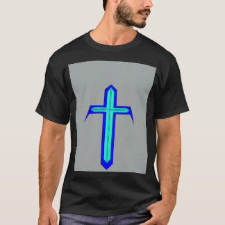 Blue Crusader Graphic  T-Shirt