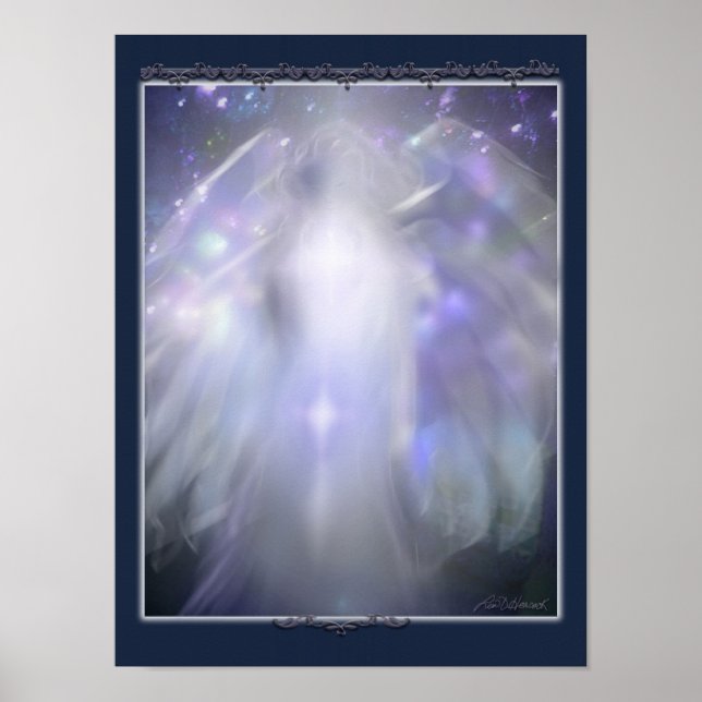 blue crystal angel poster (Front)