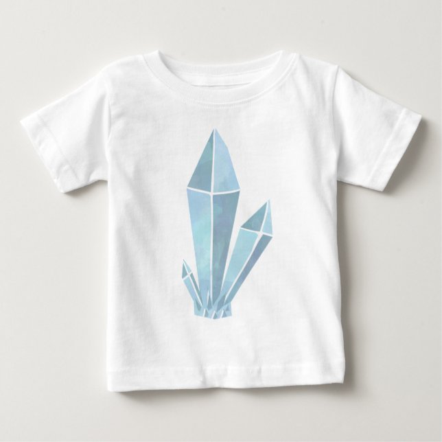 Blue Crystal Cluster One Piece Bodysuit (Front)