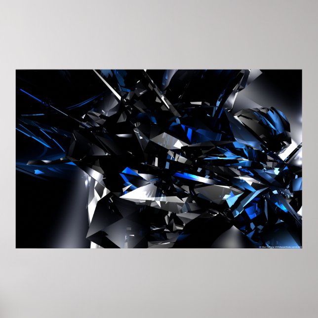 Blue Crystal Poster (Front)