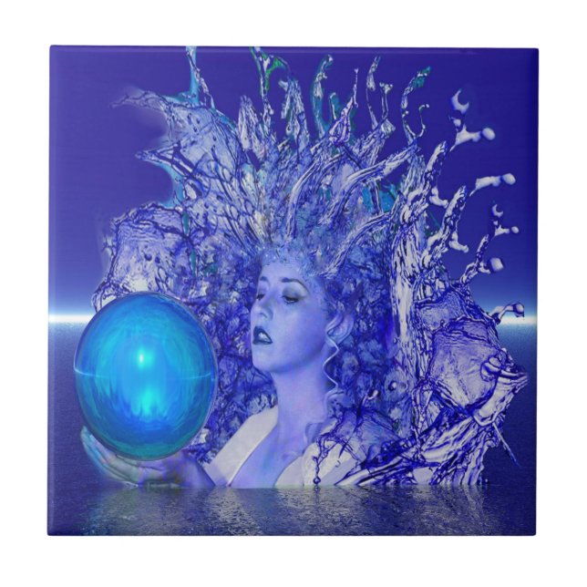 Blue Crystal Tile (Front)