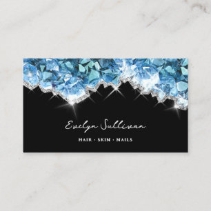 blue crystals business card