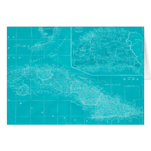 Blue Cuba Map