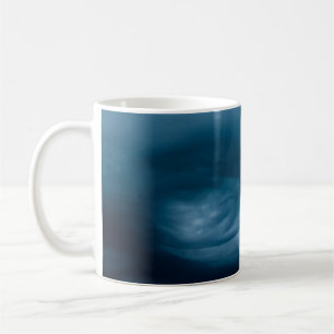 Blue cumulus clouds coffee mug