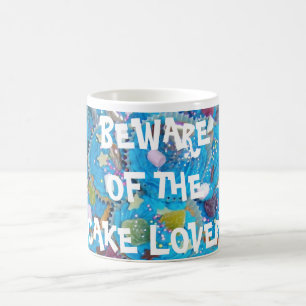 Blue Cupcakes 'cake lover' mug