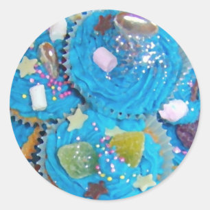 Blue Cupcakes sticker