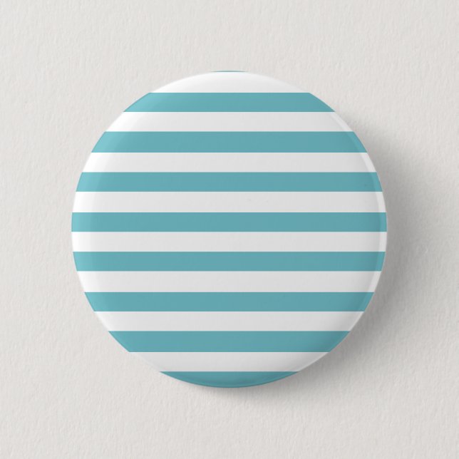 Blue Curacao And White Stripes 6 Cm Round Badge (Front)
