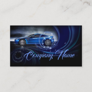 Blue Curves Automotive Business Card