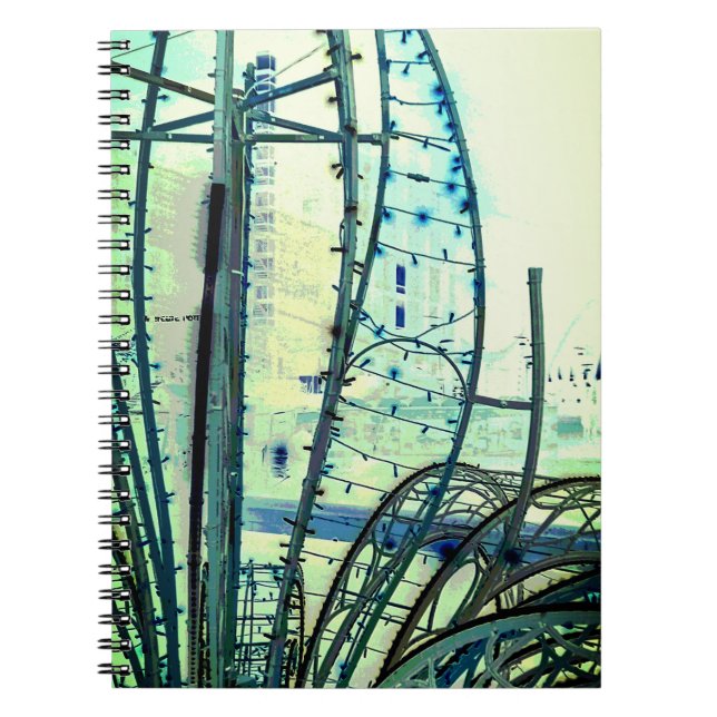 Blue curves notebook (Front)