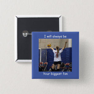 Blue Custom Photo Button