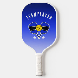 Blue Custom Pickleball Paddle