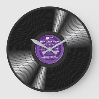 Blue Customisable Rock around the Large Clock