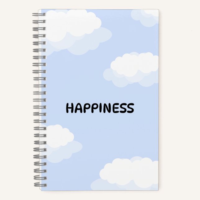 Blue cute notebook  (Front)