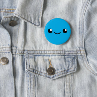 Blue Cutie 6 Cm Round Badge