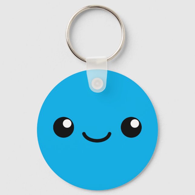 Blue Cutie Key Ring (Front)