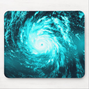 Blue Cyclone Mouse Mat