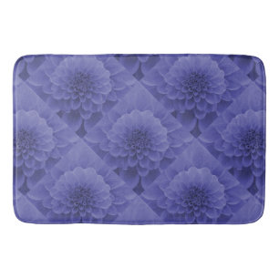 Blue Dahlia Bath Mat