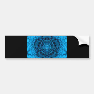 BLUE  DAHLIA BUMPER STICKER
