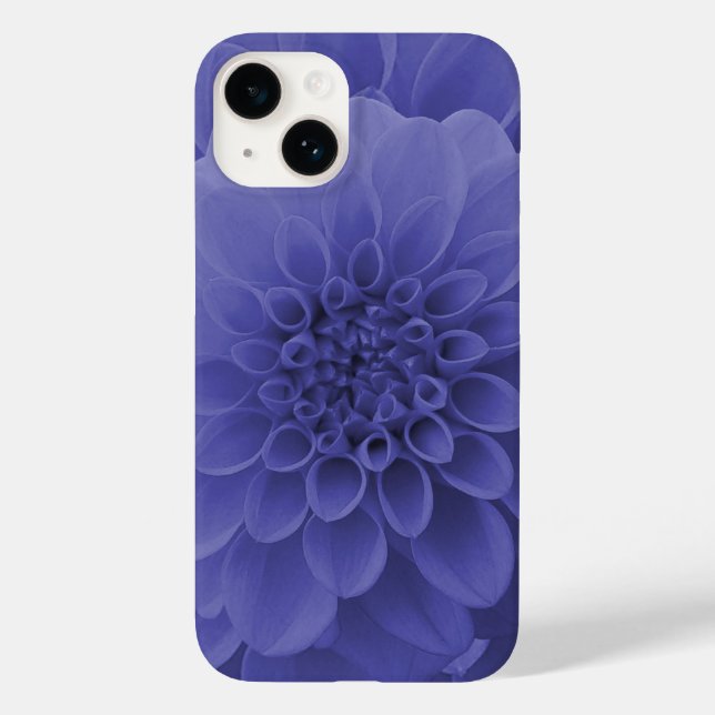 Blue Dahlia Case-Mate iPhone Case (Back)