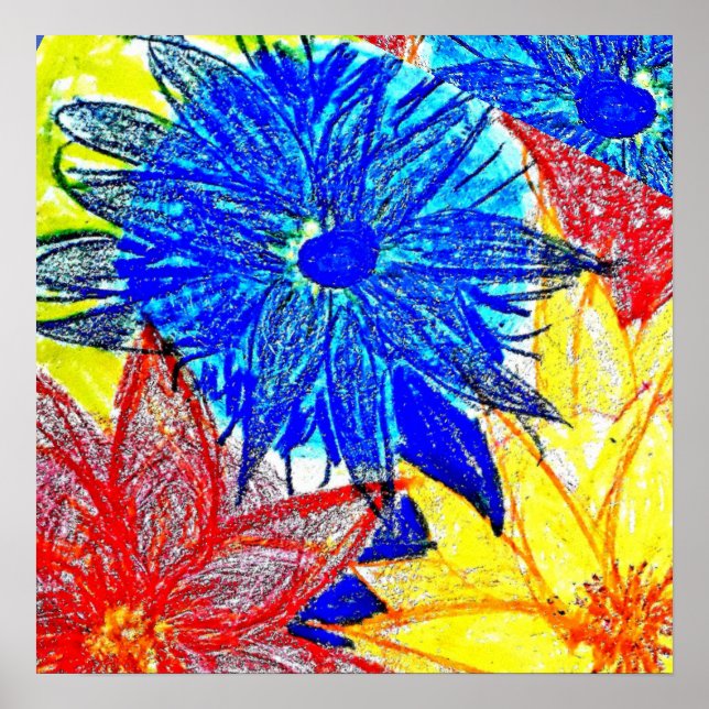 Blue Dahlia  Poster (Front)