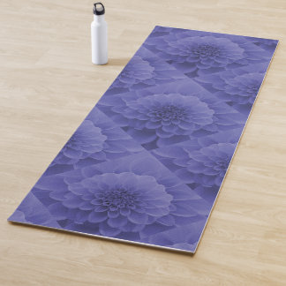 Blue Dahlia Yoga Mat
