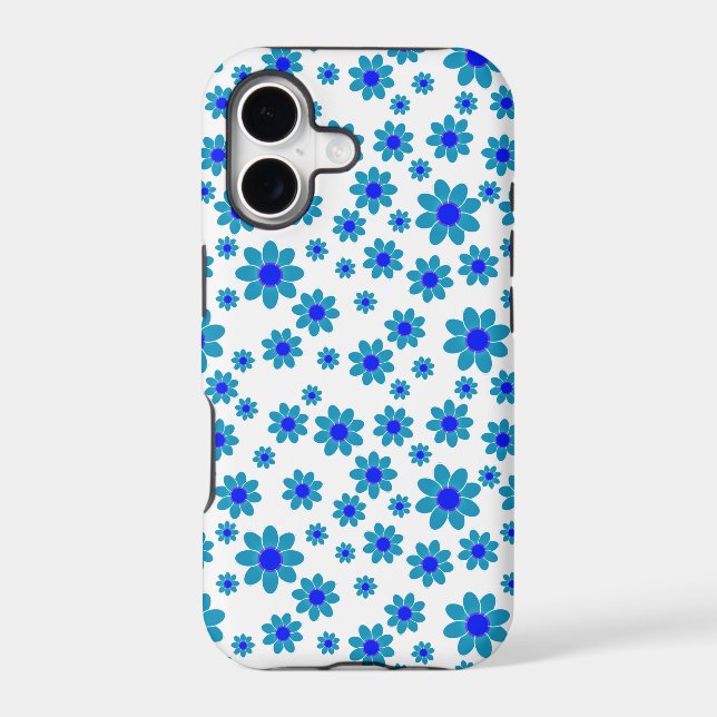Blue Daisies | Floral Repeating Daisy Pattern (Back)