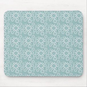 Blue Daisies Mouse Mat