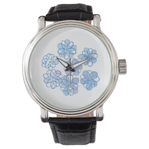 Blue Daisies Watch