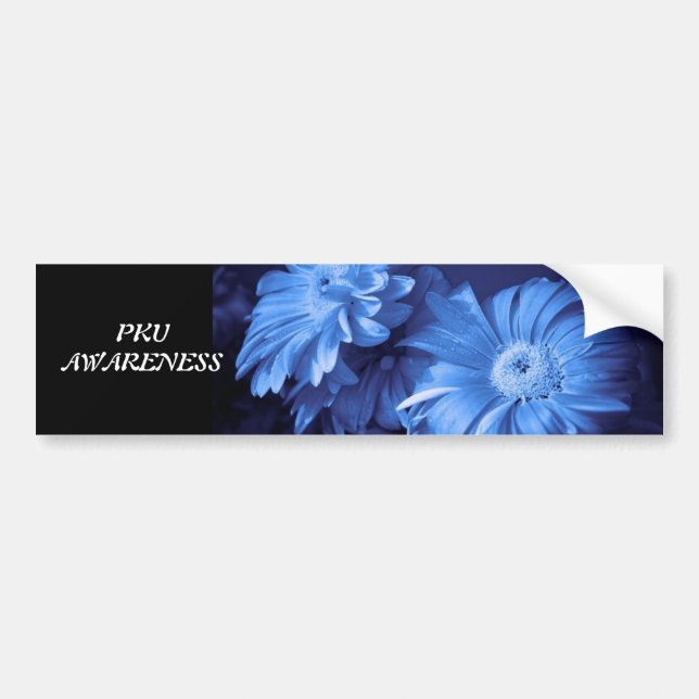 Blue Daisy bumper sticker (Front)