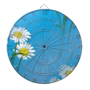 blue daisy dartboard