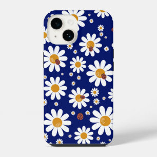 Blue Daisy Flower iPhone 14 Case-Mate Case
