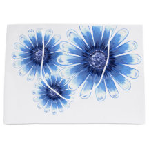 Blue Daisy Gift Bag