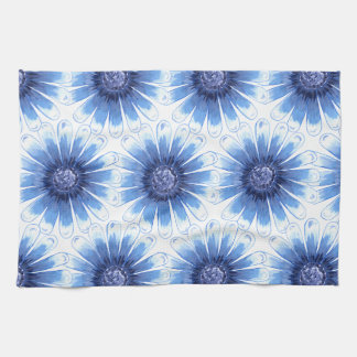 Blue Daisy Kitchen Towels