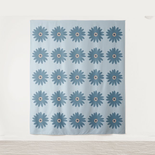 Blue Daisy Tapestry (Front)