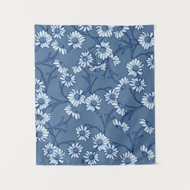 Blue Daisy Tapestry (Front)