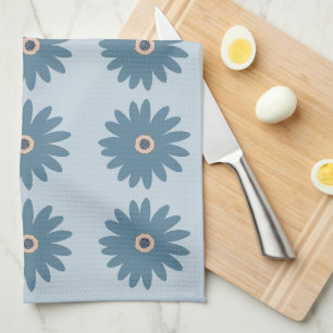 Blue Daisy Tea Towel