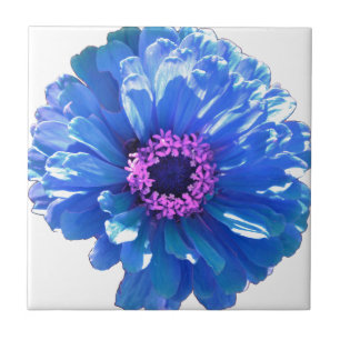 Blue Daisy Tile