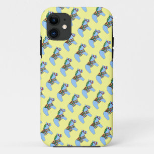 Blue Dala Horse iPhone case