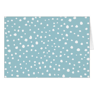 Blue Dalmatian Spots, Dalmatian Dots, Dotted Print