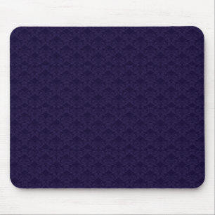 Blue Damask Bows Mouse Mat