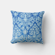 Blue Damask