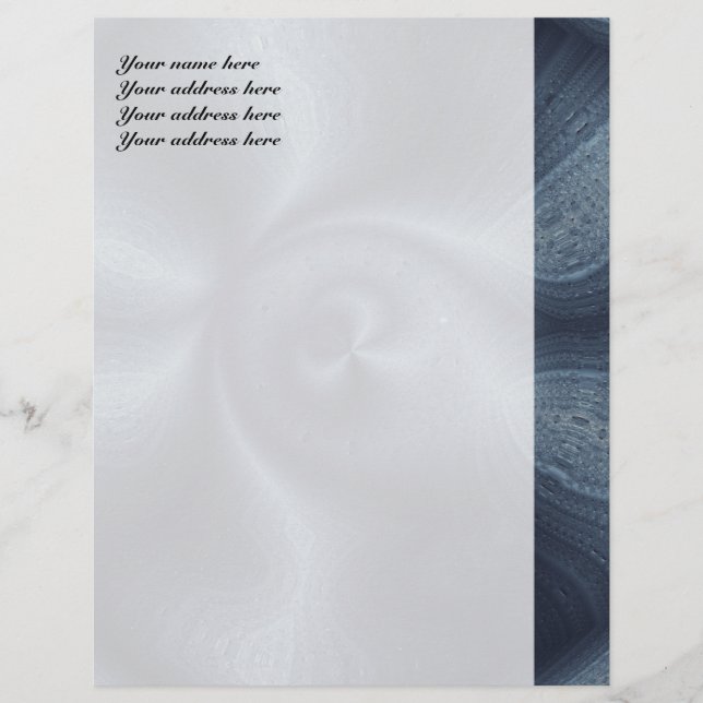 Blue Dance Customized Letterhead (Front)