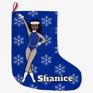 Blue Dancer #1 Christmas Stocking