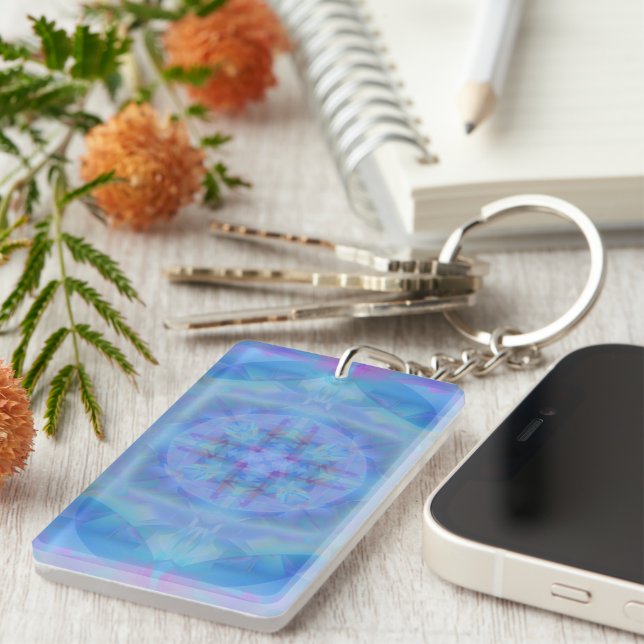 Blue Dancer Key Ring (Front Right)