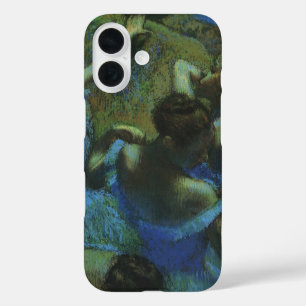Blue Dancers by Edgar Degas, Vintage Impressionism iPhone 16 Case