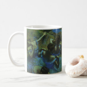 Blue Dancers by Edgar Degas, Vintage Impressionism Coffee Mug