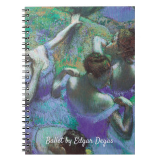 Blue Dancers by Edgar Degas, Vintage Impressionism Notebook