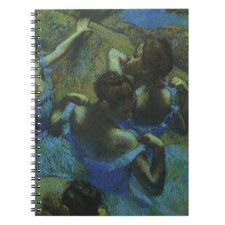 Blue Dancers by Edgar Degas, Vintage Impressionism Notebook