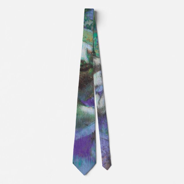 Blue Dancers by Edgar Degas, Vintage Impressionism Tie (Front)